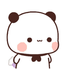 Cute bear holding flowers